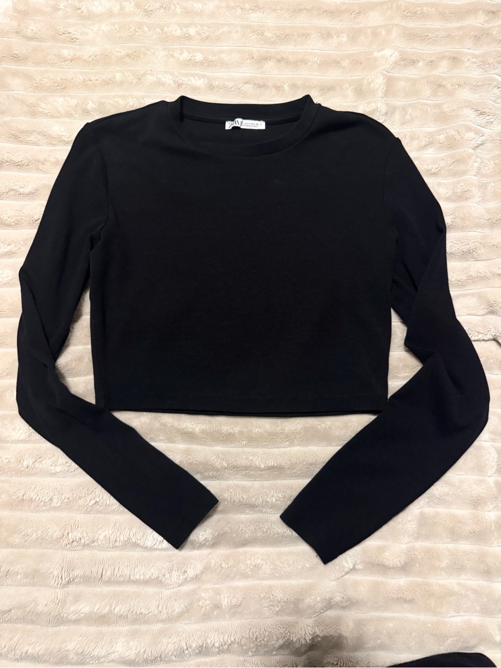 Zara crop long sleeve
